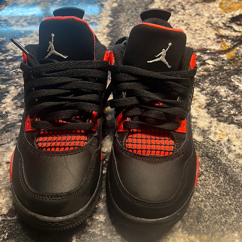 Kids Air Jordan 4 Retro PS 'Red Thunder